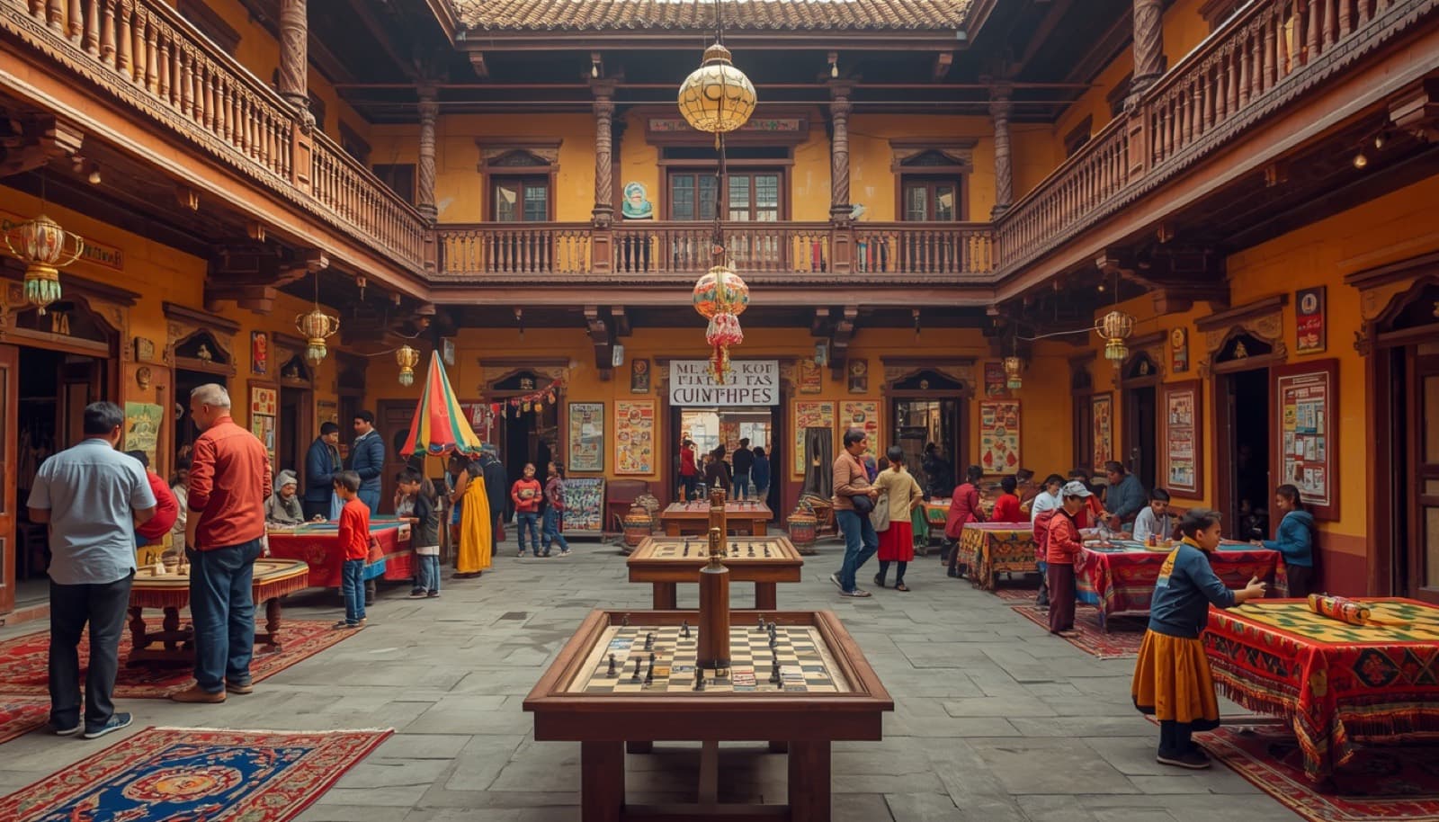 The Nepali Gurukul Game Center — traditional Nepali games to play
